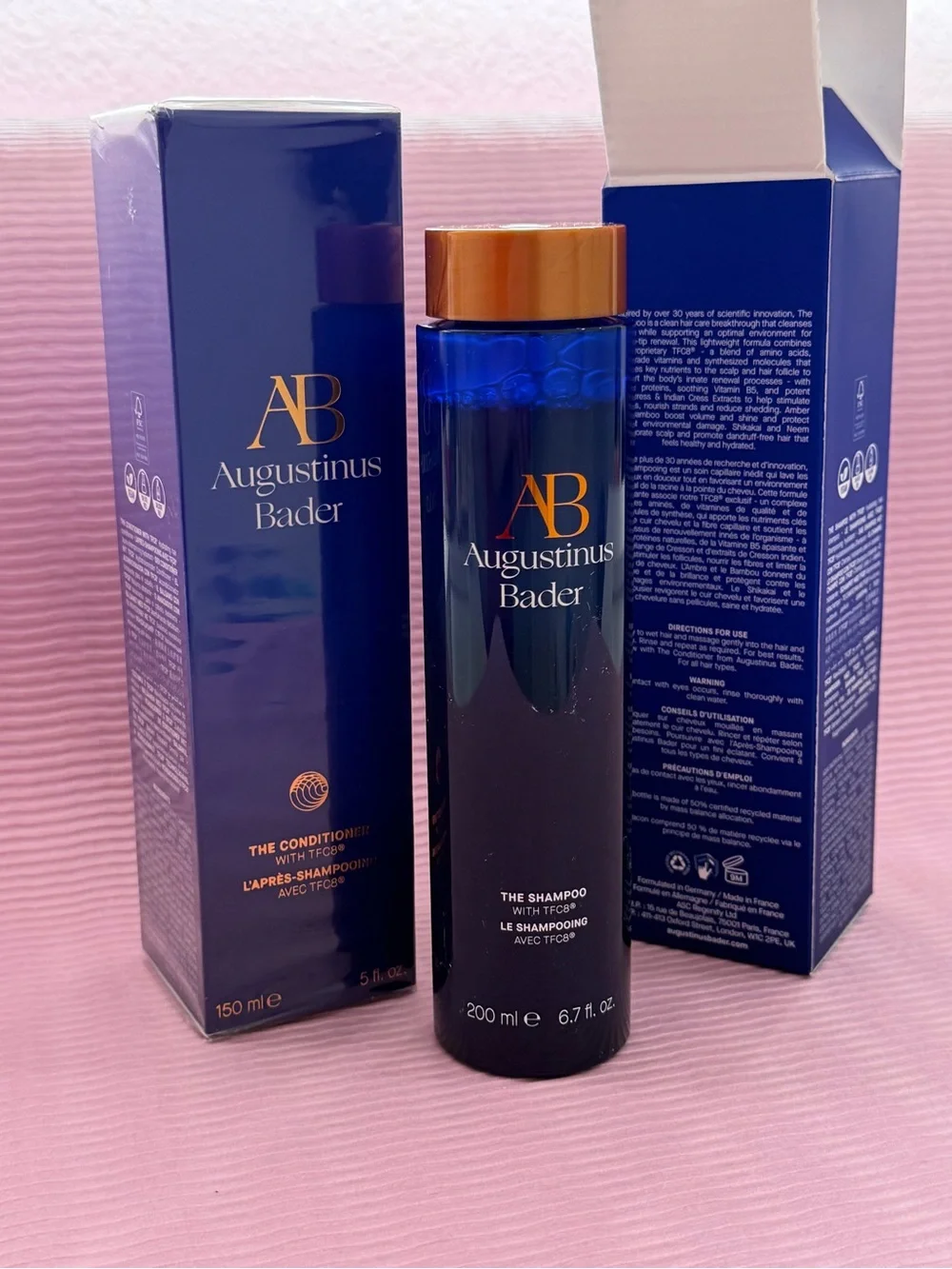 Augustinus Bader Blue Shampoo & Conditioner Nourishing Hair Cleanse